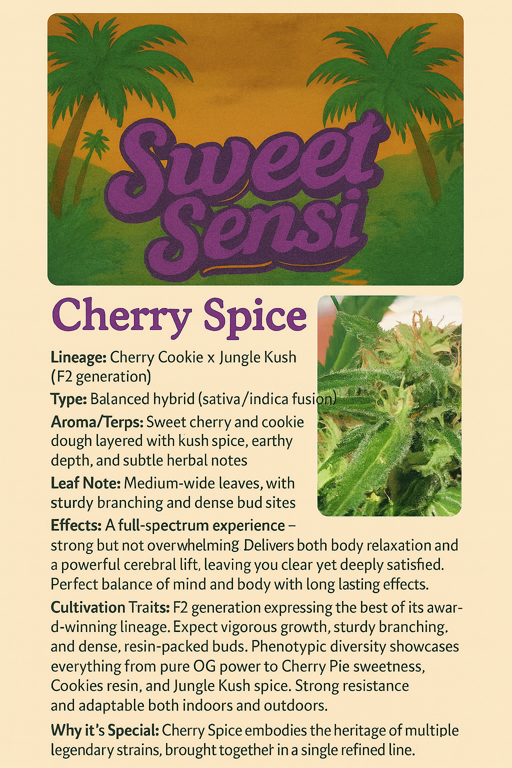 Cherry Spice cannabis strain